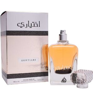 Parfum arabesc EKHTIARI Lattafa 100ml este un parfum produs de casa de parfumuri LATTAFA, ce prezinta note fructate deosebite.