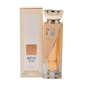 Parfum arabesc REVE ROSE 100ml este un parfum produs de casa de parfumuri VURV by LATTAFA, ce prezinta note florale deosebite.