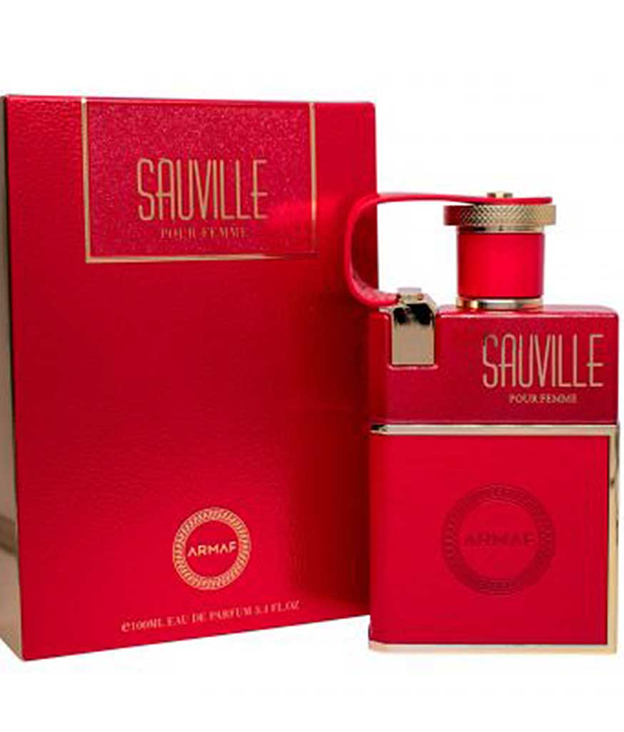 Parfum-arabesc-SAUVILLE-FEMME-Armaf-100ml Parfum arabesc SAUVILLE FEMME Armaf 100ml este un parfum produs de casa de parfumuri ARMAF, ce prezinta note floral fructate orientale.