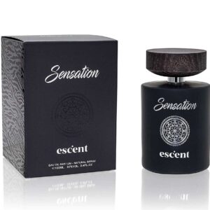 Parfum arabesc Escent SENSATION 100ml este un parfum produs de casa de parfumuri ESCENT, ce prezinta note florale orientale deosebite.